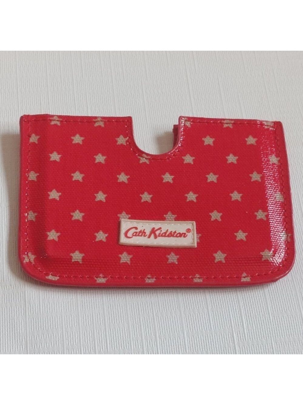 FUN Cath Kidston Card Carry Folder Cath Kidston Bright Red Star Wallet